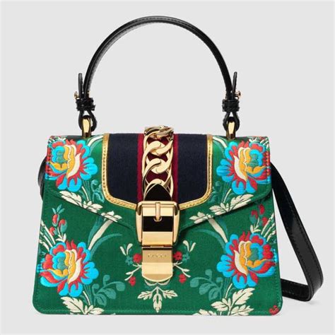 bolso gucci flores